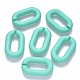 Opaque Spray Painted Acrylic Linking Rings OACR-S036-006A-I07-3
