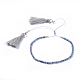 Adjustable Nylon Thread Charm Bracelets BJEW-JB04378-03-1