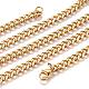 304 Stainless Steel Cuban Link Chain Necklaces NJEW-L159-02B-G-2