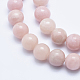 Rosa naturale perline opale fili G-E444-28-10mm-3