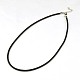 Leather Cord Necklace Making NJEW-A280-L420mm-01-1
