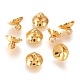 Perle pendenti in ottone con cappuccio KK-E759-06G-1