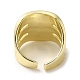 Brass Open Cuff Rings RJEW-Q778-06G-3