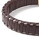 Bracelets de cordon en cuir BJEW-E352-11D-G-3