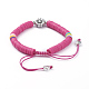 Bracelets réglables de perles tressées avec cordon en nylon BJEW-JB05103-3