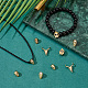 PandaHall Elite 10pcs 5 style Brass Micro Pave Cubic Zirconia Beads ZIRC-PH0001-42-5