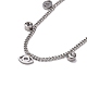 Crystal Rhinestone and Eye Shape Charm Anklet for Women STAS-D454-06P-2