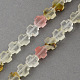 Tigerskin Glass Beads Strands G-R182-16-1