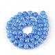 Chapelets de perles en quartz craquelé synthétique GLAA-S134-10mm-10-2