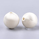 Perles recouvertes de tissu de fil de polyester WOVE-T007-16mm-18-2