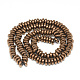 Electroplate Non-magnetic Synthetic Hematite Beads Strands G-T061-42E-2