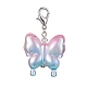 Подвесные украшения из акриловой бабочки HJEW-JM01594-03-1