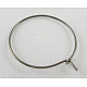Brass Wine Glass Charm Rings Hoop Earrings X-EC067-4B-1