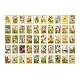 100pcs 50 styles d'autocollants décoratifs de timbres sur le thème de l'automne STIC-PW0002-013C-1