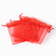 Rectangle Organza Bags with Glitter Sequins X-OP-R020-10x12-02-2