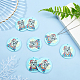 SUNNYCLUE 1 Box 12Pcs Dogs Charms Acrylic Pendant Charm Bulk Cartoon Animal Jewelry Findings for Earring Bracelet Necklace Wine Glass Charms Jewelry Making Supplies Craft KY-SC0001-25-4