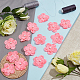 Gorgecraft 20 pièces 3d fleur polyester dentelle informatisé broderie ornement accessoires DIY-GF0006-05A-7