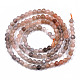 Gradient Style Natural Multi-Moonstone Beads Strands G-S362-072-2