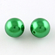 Perles rondes en plastique ABS d'imitation perle OACR-R053-22-1