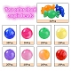 240Pcs 9 Colors Acrylic Beads MACR-YW0001-71-2