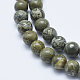 Perles crocodile naturel de jaspe de peau brins G-E444-26-8mm-3