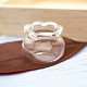 Convallaria majalis 形 ブランク 水槽  ガラスミニチュア装飾品  マイクロランドスケープガーデンドールハウスアクセサリー  小道具の装飾のふりをする  透明  25mm X-BOTT-PW0001-157C-1