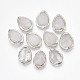 Perlas de cristal de cuarzo natural G-T120-04G-1