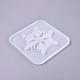 Moldes de silicona de la estera de la taza del copo de nieve de navidad DIY-K017-13-3
