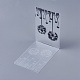 Transparenter durchsichtiger Kunststoffstempel / Siegel DIY-WH0110-04E-2