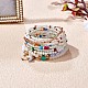 11pcs ensemble de bracelets extensibles de perles de rocaille boho JB737A-2