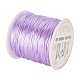 ナイロン糸  ラットテールサテンコード  紫色のメディア  1.0mm  約76.55ヤード（70m）/ロール NWIR-JP0013-1.0mm-672-3