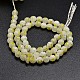 Faceted Millefiori Glass Round Beads Strands LK-P005-01-2