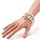 Ensemble de bracelets extensibles à breloques en zircone cubique en forme de coquille pour adolescentes femmes BJEW-JB06850-02-11