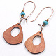 Wood Dangle Earrings EJEW-F238-17B-2