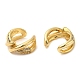 Boucles d'oreilles en laiton plaqué en rack EJEW-E290-08G-2