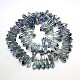 Electroplate Glass Beads Strands EGLA-J030-H01-2