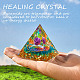 Decorazioni piramidali in cristallo di avventurina viola naturale JX071A-5