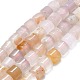 Chapelets de perles en agate naturelle de fleurs de cerisier G-K245-C11-07-1
