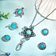 Наборы для изготовления ожерелья с кулоном «Солнечный ключ» DIY-SC0019-97-5