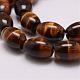 Natural & Dyed Tiger Eye Bead Strands G-P230-30-13x18mm-3