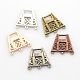Filigree Trapezoid Plating Zinc Alloy Chandelier Components PALLOY-N0099-02-1
