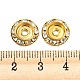 Brass Crystal Rhinestone Beads RB-F035-06B-4