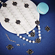 Sunnyclue 1 set kit de fabricación de joyas de diy multicapa 2 capas de hebra con cuentas cadena de eslabones suéter kit de fabricación de collar con cadenas extensoras de 5 cm para principiantes DIY-SC0004-41-7
