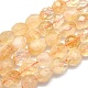Chapelets de perles de citrine naturelle G-O170-38-1