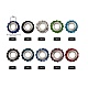 100pcs 10 couleurs perles européennes en strass d'argile polymère CPDL-SZ0001-01-2