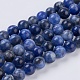 Natural Sodalite Beads Strands X-G-G515-6mm-07-1