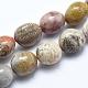 Chapelets de perles en pierre de chrysanthème naturel G-E483-75A-1