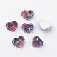 Spray Painted Resin Cabochons CRES-Q190-09C-1