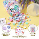 Craftdady 700Pcs 7 Styles Opaque Resin Cabochons CRES-CD0001-07-7