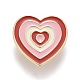 Эмалированная булавка в форме сердца JEWB-E014-01G-01-1